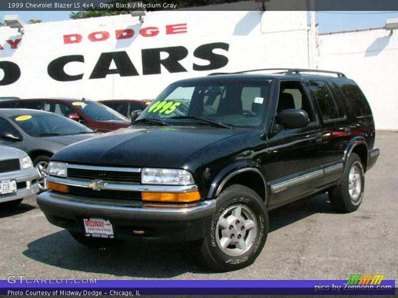 Onyx Black / Medium Gray 1999 Chevrolet Blazer LS 4x4