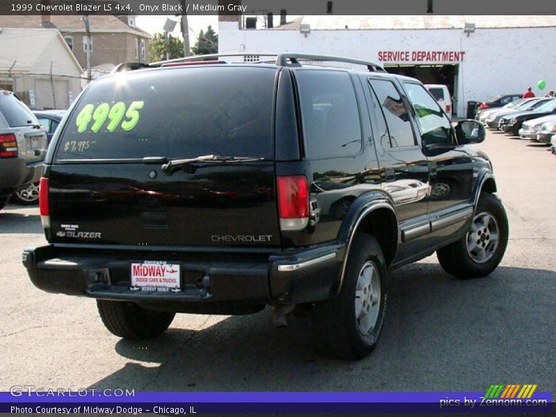 Onyx Black / Medium Gray 1999 Chevrolet Blazer LS 4x4