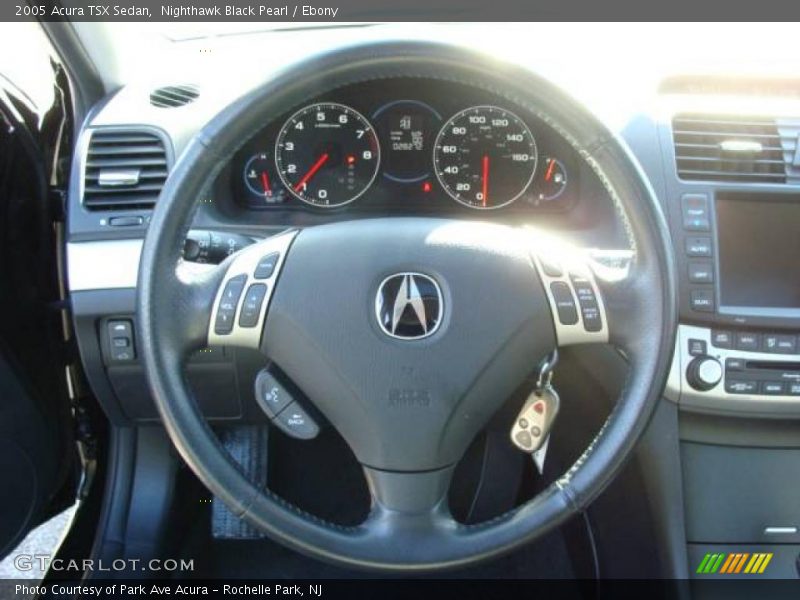 Nighthawk Black Pearl / Ebony 2005 Acura TSX Sedan