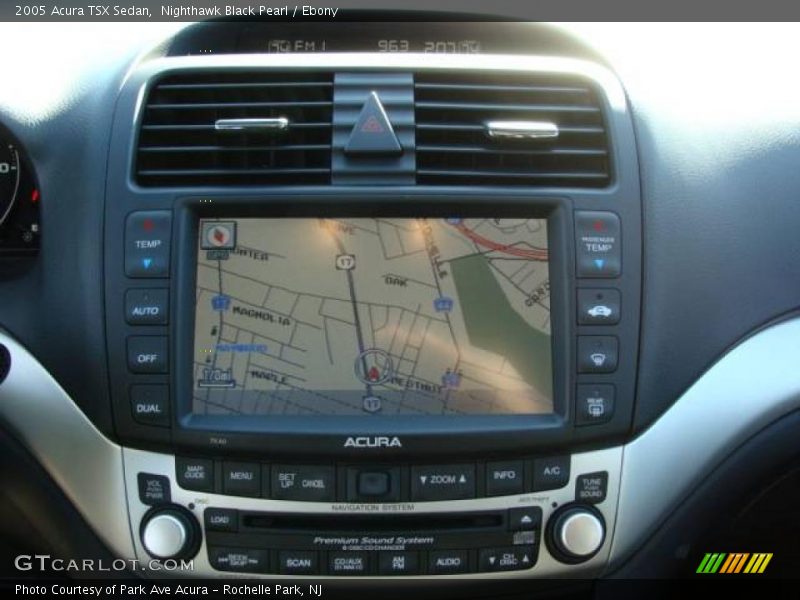 Nighthawk Black Pearl / Ebony 2005 Acura TSX Sedan