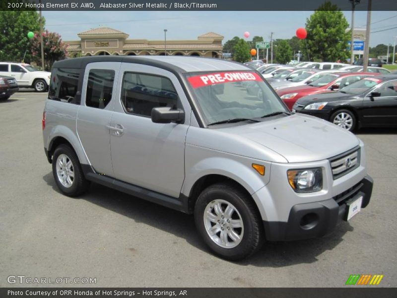 Alabaster Silver Metallic / Black/Titanium 2007 Honda Element EX AWD