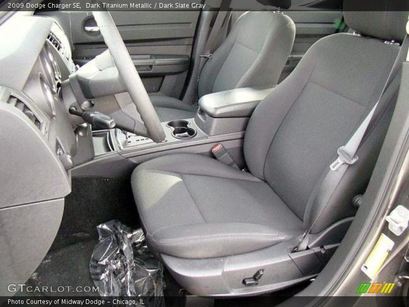 Dark Titanium Metallic / Dark Slate Gray 2009 Dodge Charger SE