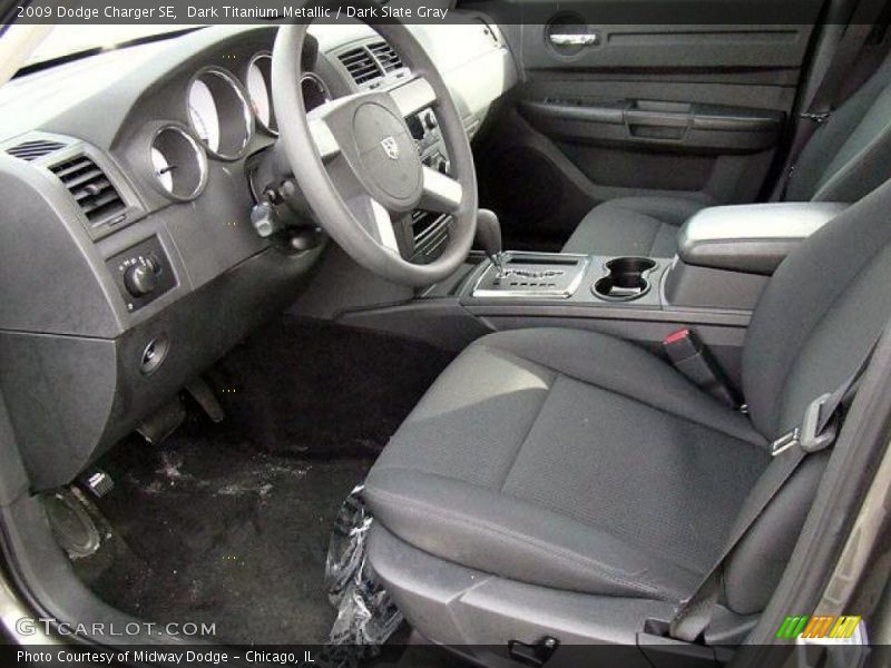 Dark Titanium Metallic / Dark Slate Gray 2009 Dodge Charger SE