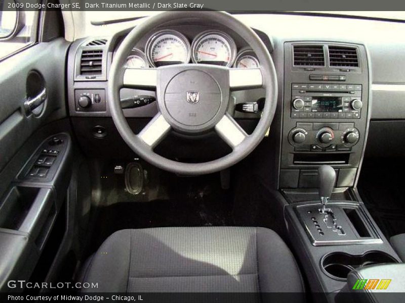 Dark Titanium Metallic / Dark Slate Gray 2009 Dodge Charger SE