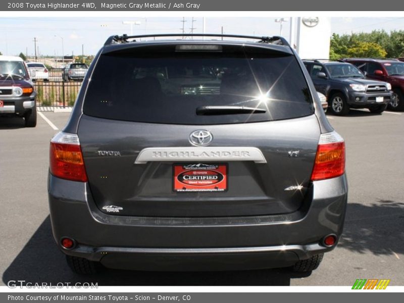 Magnetic Gray Metallic / Ash Gray 2008 Toyota Highlander 4WD