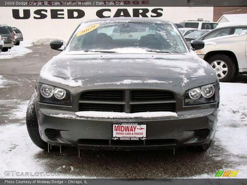Dark Titanium Metallic / Dark Slate Gray 2009 Dodge Charger SE