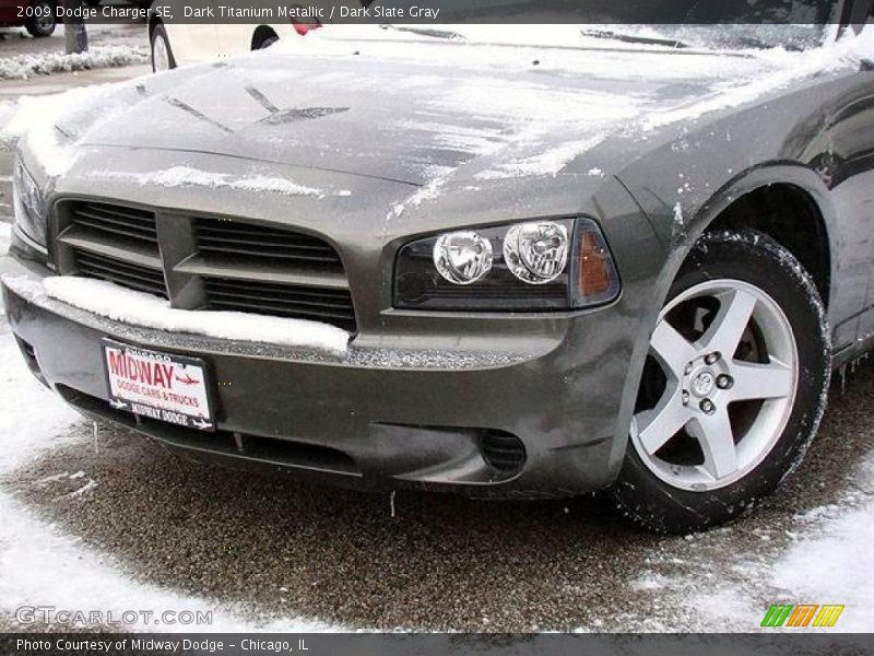 Dark Titanium Metallic / Dark Slate Gray 2009 Dodge Charger SE