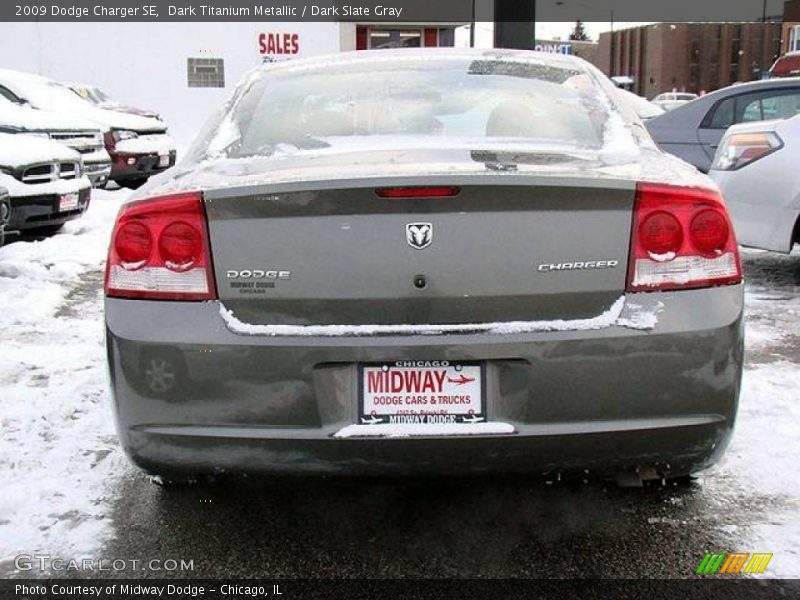 Dark Titanium Metallic / Dark Slate Gray 2009 Dodge Charger SE