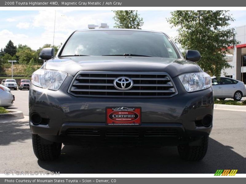 Magnetic Gray Metallic / Ash Gray 2008 Toyota Highlander 4WD