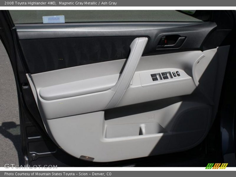 Magnetic Gray Metallic / Ash Gray 2008 Toyota Highlander 4WD