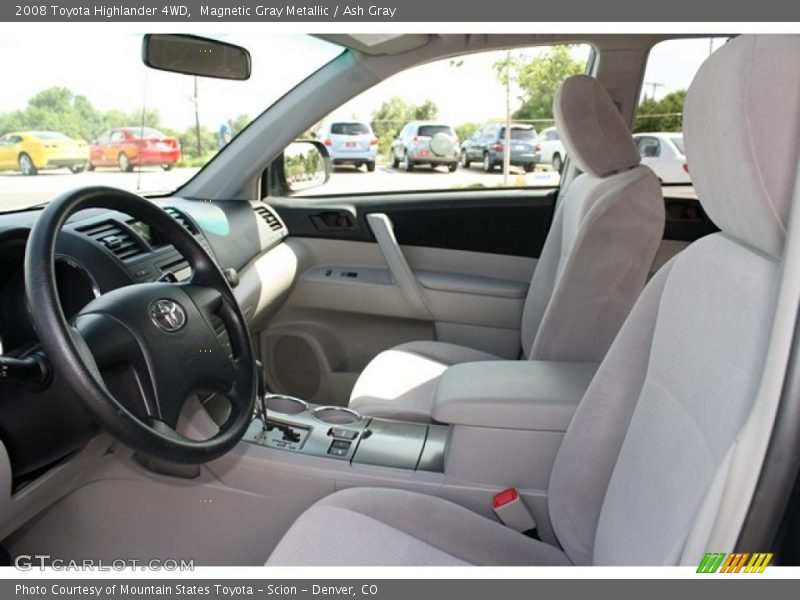 Magnetic Gray Metallic / Ash Gray 2008 Toyota Highlander 4WD