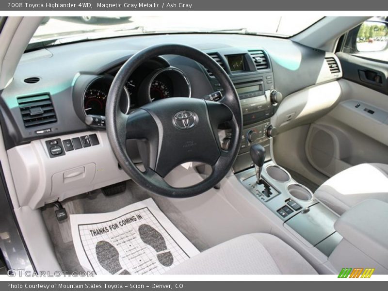Magnetic Gray Metallic / Ash Gray 2008 Toyota Highlander 4WD