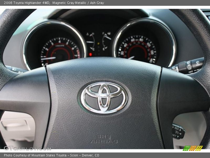 Magnetic Gray Metallic / Ash Gray 2008 Toyota Highlander 4WD
