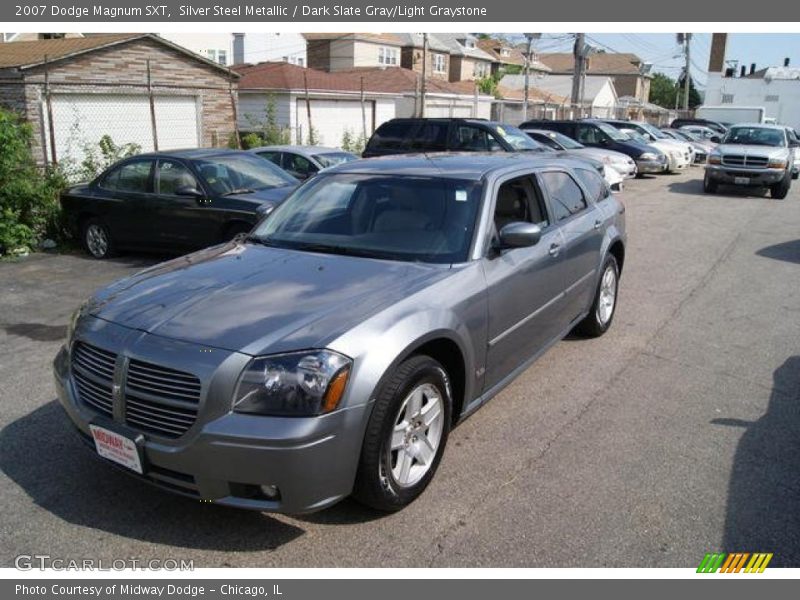 Silver Steel Metallic / Dark Slate Gray/Light Graystone 2007 Dodge Magnum SXT