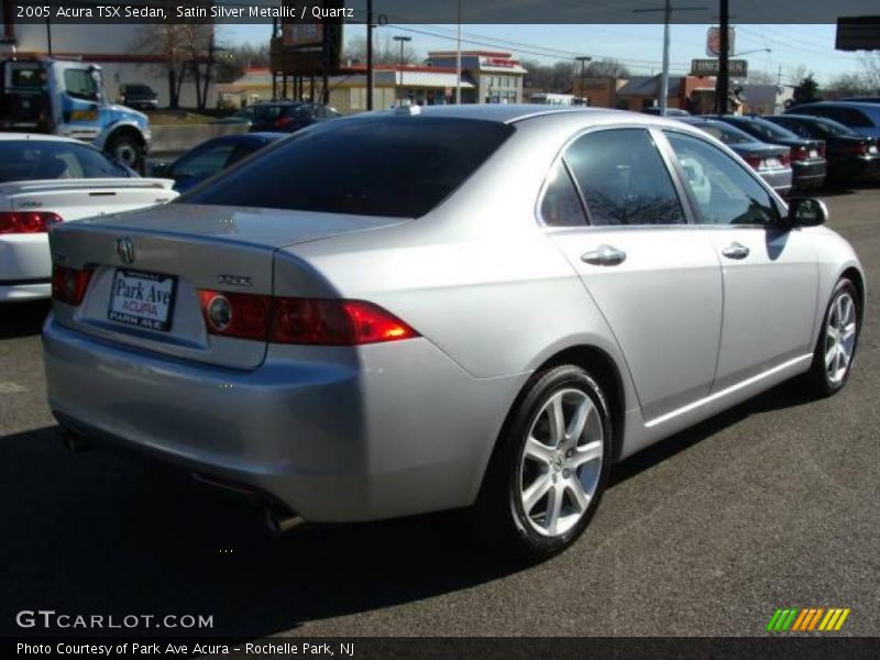 Satin Silver Metallic / Quartz 2005 Acura TSX Sedan