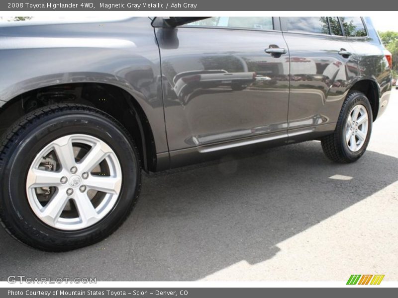 Magnetic Gray Metallic / Ash Gray 2008 Toyota Highlander 4WD