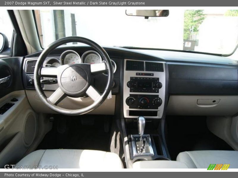 Silver Steel Metallic / Dark Slate Gray/Light Graystone 2007 Dodge Magnum SXT