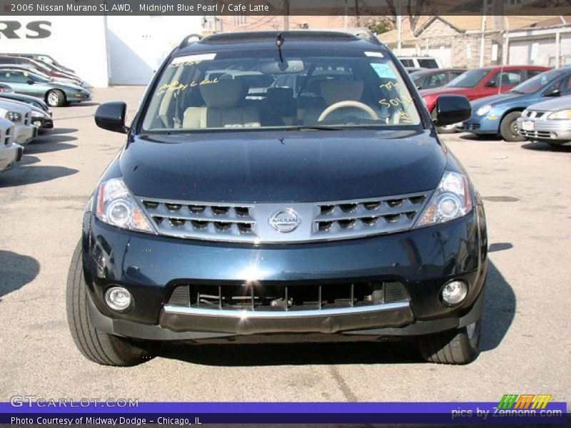 Midnight Blue Pearl / Cafe Latte 2006 Nissan Murano SL AWD