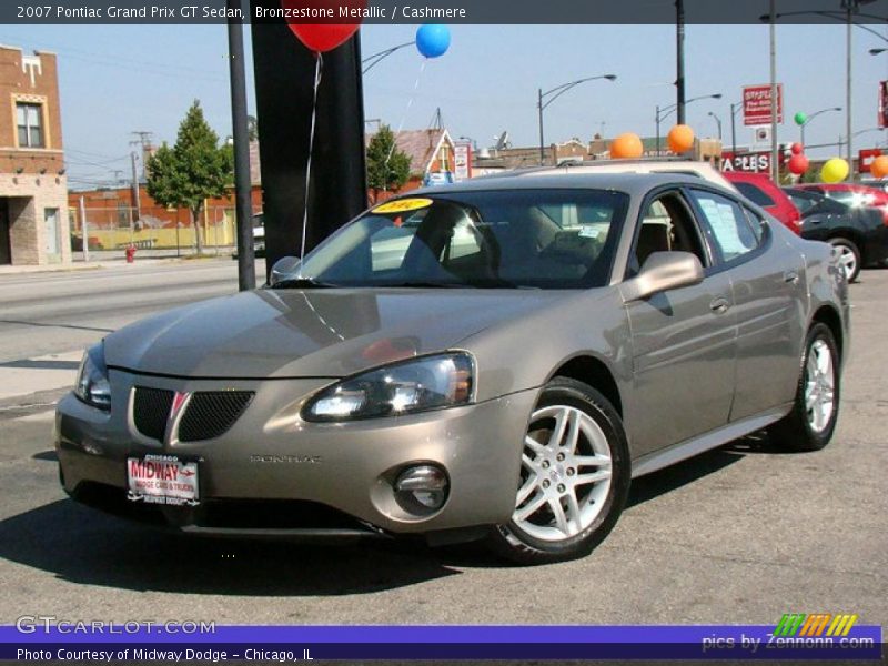 Bronzestone Metallic / Cashmere 2007 Pontiac Grand Prix GT Sedan