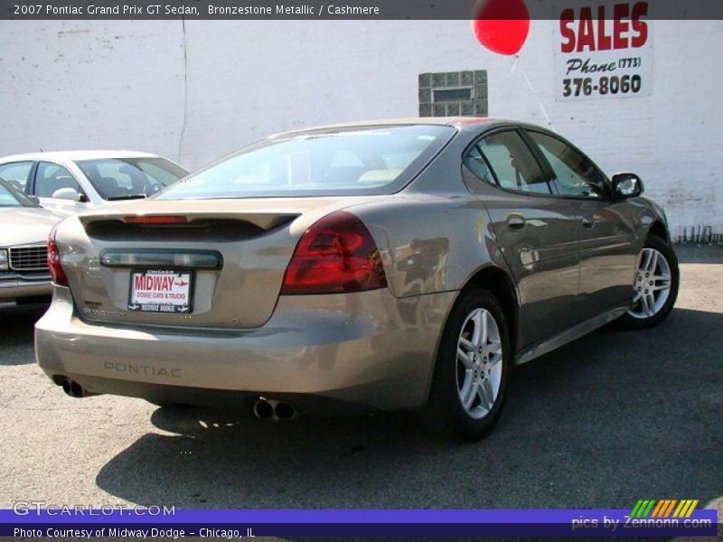 Bronzestone Metallic / Cashmere 2007 Pontiac Grand Prix GT Sedan