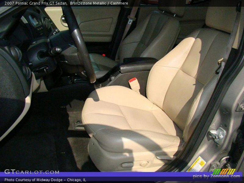 Bronzestone Metallic / Cashmere 2007 Pontiac Grand Prix GT Sedan