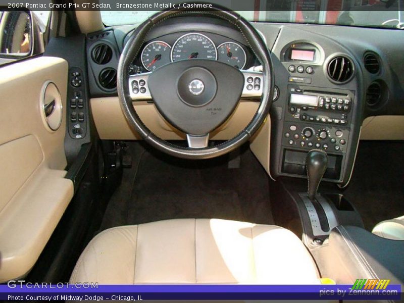 Bronzestone Metallic / Cashmere 2007 Pontiac Grand Prix GT Sedan