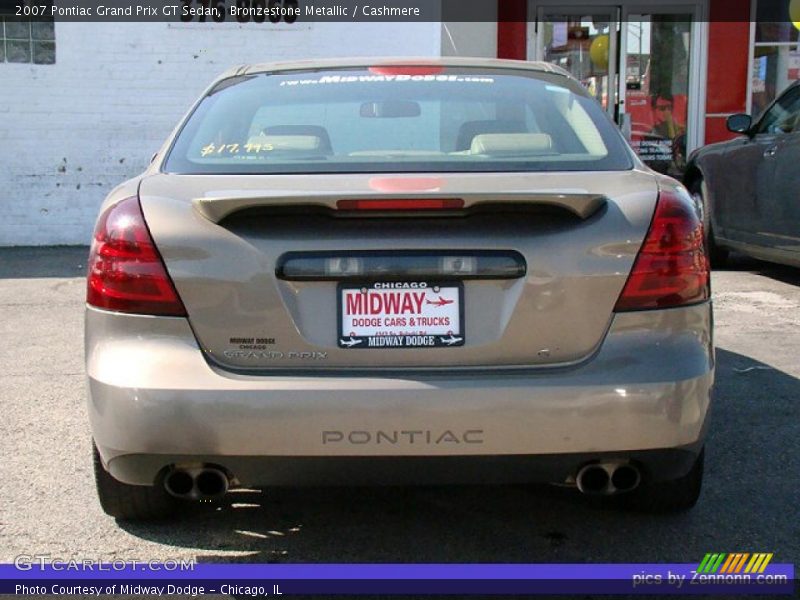 Bronzestone Metallic / Cashmere 2007 Pontiac Grand Prix GT Sedan