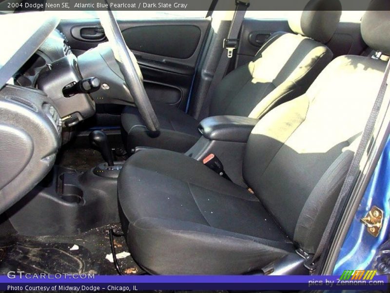 Atlantic Blue Pearlcoat / Dark Slate Gray 2004 Dodge Neon SE