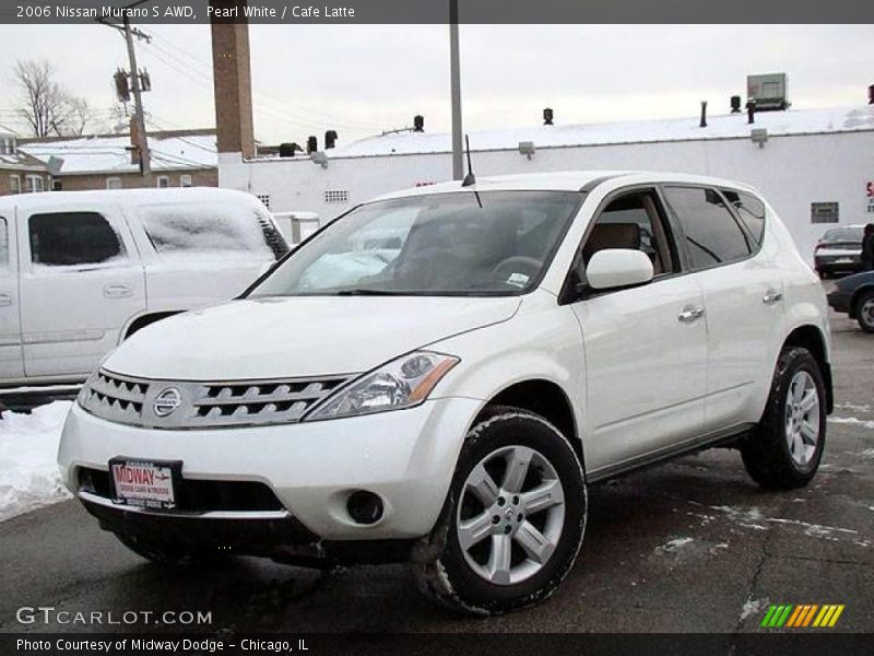 Pearl White / Cafe Latte 2006 Nissan Murano S AWD