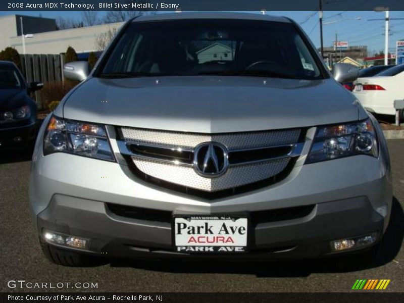 Billet Silver Metallic / Ebony 2008 Acura MDX Technology