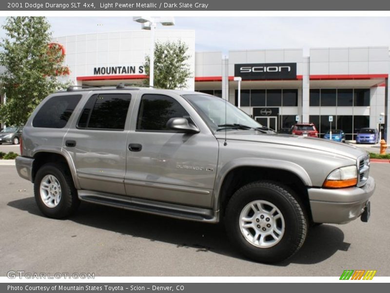 Light Pewter Metallic / Dark Slate Gray 2001 Dodge Durango SLT 4x4