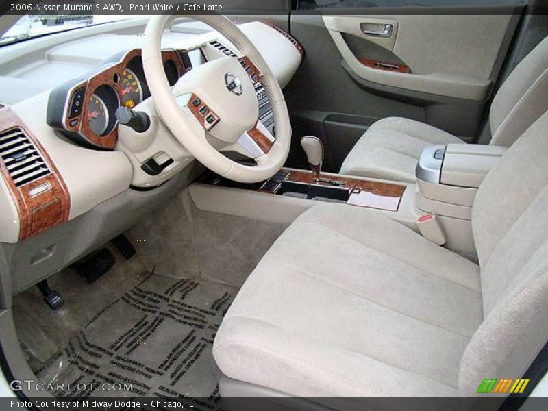 Pearl White / Cafe Latte 2006 Nissan Murano S AWD