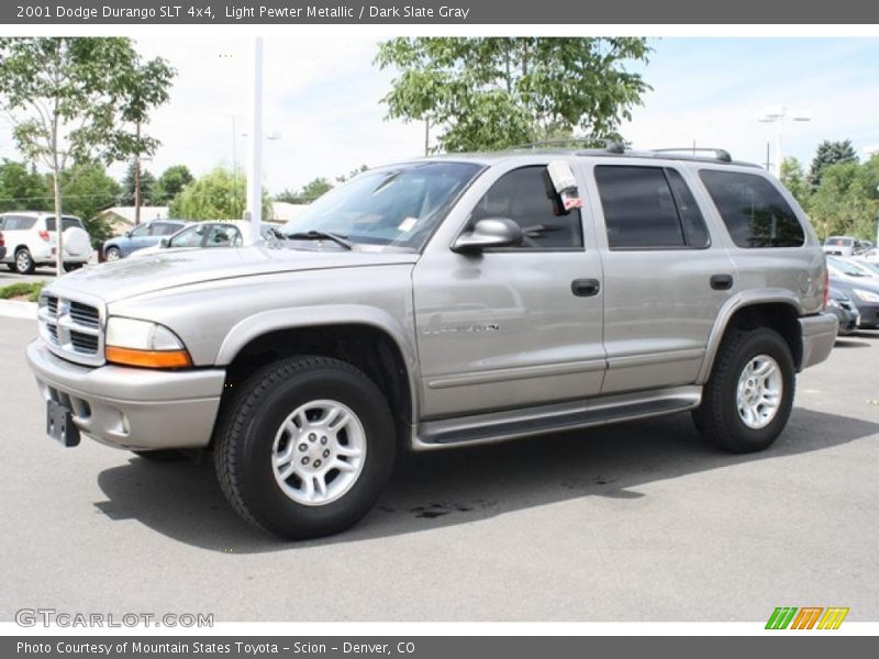 Light Pewter Metallic / Dark Slate Gray 2001 Dodge Durango SLT 4x4