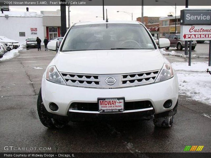 Pearl White / Cafe Latte 2006 Nissan Murano S AWD