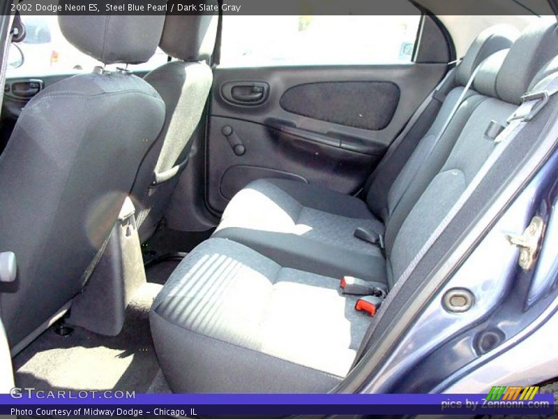 Steel Blue Pearl / Dark Slate Gray 2002 Dodge Neon ES