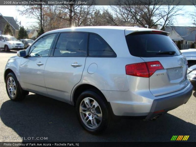 Billet Silver Metallic / Ebony 2008 Acura MDX Technology
