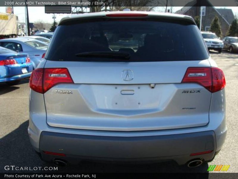 Billet Silver Metallic / Ebony 2008 Acura MDX Technology