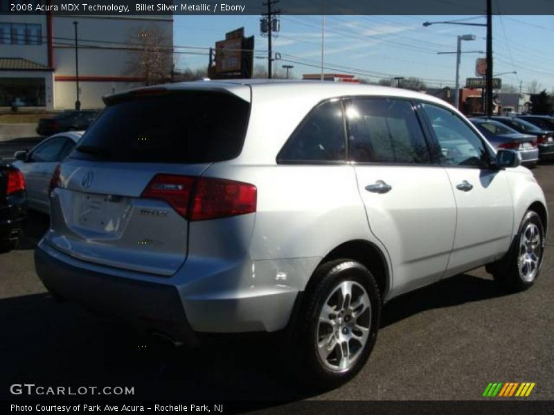 Billet Silver Metallic / Ebony 2008 Acura MDX Technology