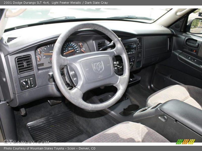 Light Pewter Metallic / Dark Slate Gray 2001 Dodge Durango SLT 4x4