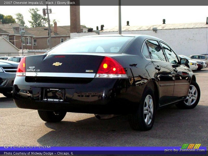 Black / Ebony Black 2007 Chevrolet Impala LS