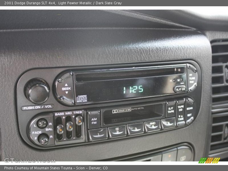 Light Pewter Metallic / Dark Slate Gray 2001 Dodge Durango SLT 4x4