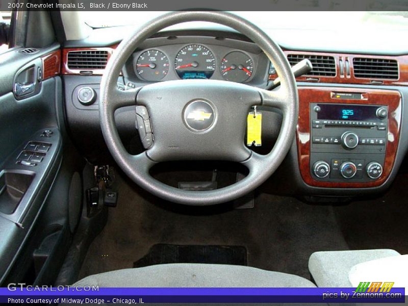 Black / Ebony Black 2007 Chevrolet Impala LS