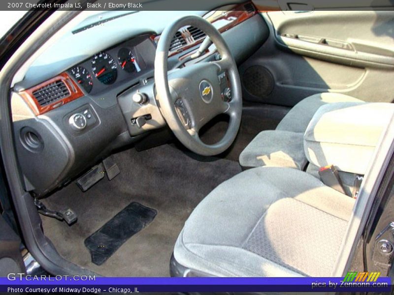 Black / Ebony Black 2007 Chevrolet Impala LS