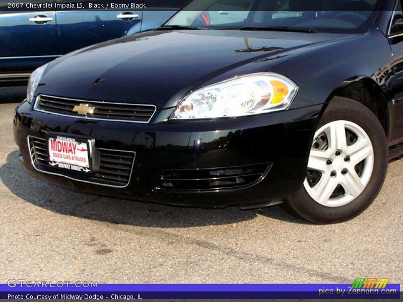 Black / Ebony Black 2007 Chevrolet Impala LS