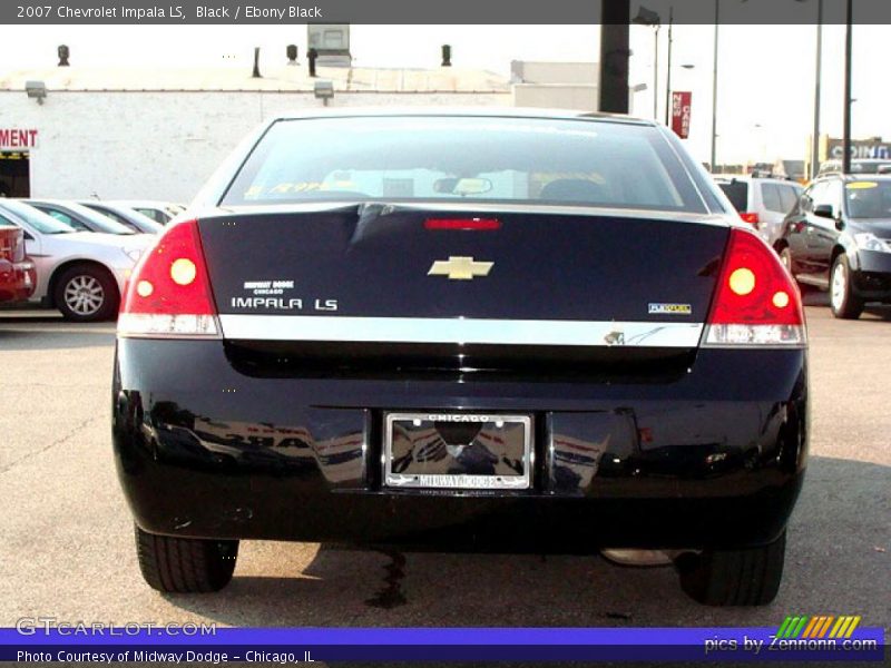 Black / Ebony Black 2007 Chevrolet Impala LS