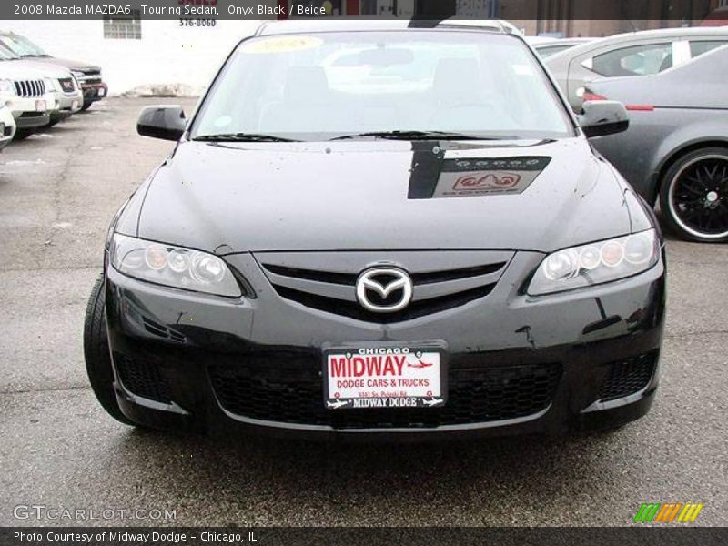 Onyx Black / Beige 2008 Mazda MAZDA6 i Touring Sedan