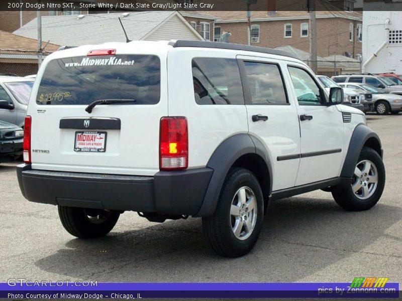 Stone White / Dark Slate Gray/Light Slate Gray 2007 Dodge Nitro SXT