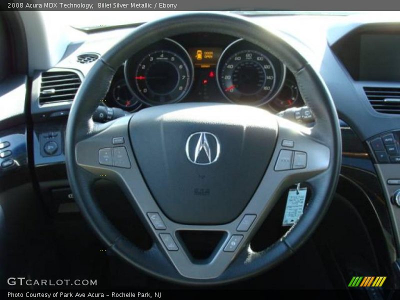 Billet Silver Metallic / Ebony 2008 Acura MDX Technology