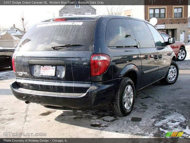 Modern Blue Pearl / Medium Slate Gray 2007 Dodge Grand Caravan SE