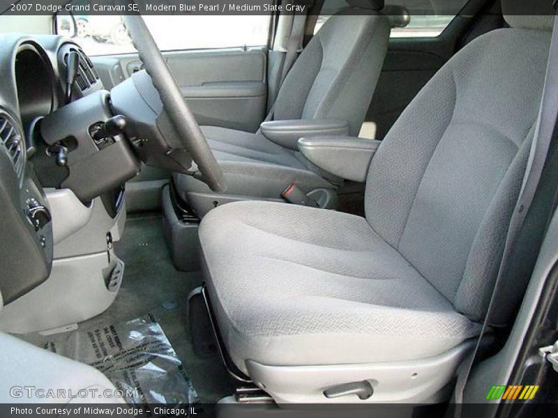 Modern Blue Pearl / Medium Slate Gray 2007 Dodge Grand Caravan SE